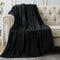 Utopia Bedding Fleece Blanket Throw Size Black 300 GSM Luxury Anti-Static Fuzzy Soft Microfiber Blanket for Couch, Sofa and Bed (60x50 Inch)...