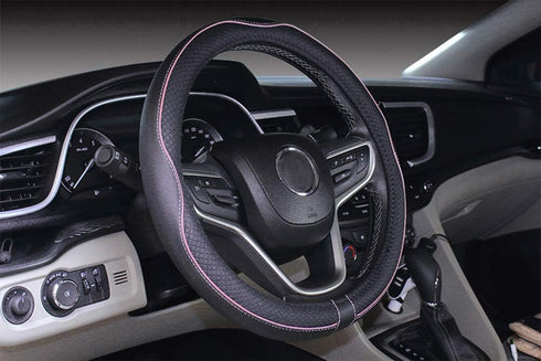 Mayco Bell Universal Standard Size Steering Wheel Cover Anti-Slip,Safety,Soft,Breathable,Durable,Full Surround,Comfortable Grip Microfiber Leather...