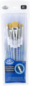Royal & Langnickel SG-304 5 Piece Flat Brush Set...