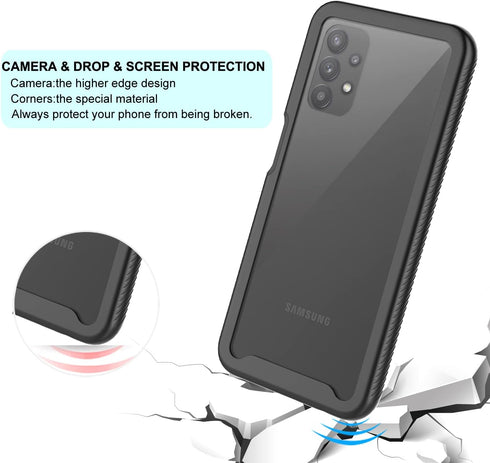Case for Samsung Galaxy A32 5G,Galaxy A32 5G Design Cute Case,Shockproof Dual Layer Armor Protective Men Boys Girls Women Floral Flower Bumper Pho...