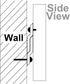 BIGTEDDY - 4" French Cleat Picture Hangers Hardware Kit Mount Aluminum Z Bar Clips Hanging Mounting Bracket for Mirror Photo Shelf and Cabinet ( 4...