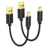 CableCreation [2-Pack Short USB to USB C Cable 6 inch, USB A to USB C Cable Fast Charging Cable, 3A Type C Cable 480Mbps Data USB-C for Power Bank...
