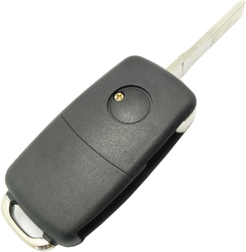 Replacement Key Fob Shell Case fit for VW Volkswagen Jetta Passat Golf Beetle Rabbit GTI CC EOS 4 Buttons Keyless Entry Remote Key Housing with Un...