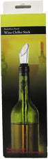 Keep your WINE COLD! 3-in-1 Wine Chiller Stick - Stainless Steel Wine Bottle Cooler - Freezer Stick - with Aerator and Pourer Decanter - for Red a...