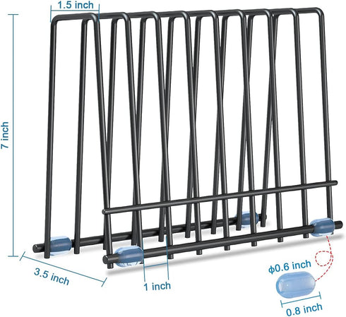 Reusable Storage Bags Rack, Stainless Stand for Reusable Storage Bags, Drying Rack Holder for Reusable Bags, Books, Makeup Brush (Black)...