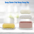Compact Leakproof Travel Soap Case, Silicone Travel Soap Container, Portable Soap Box with Drainage Layer, Shatterproof Soap Holder for Bathroom, ...