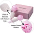 Ice Globes for Facials – Facial Tools for Face & Eye Puffiness Relief, Cool Skincare Cryo Tools - Pink Drink Glitter...