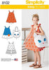 Simplicity 8102 Girl's Cat Tote Bag and Sundress Sewing Pattern, Sizes 3-8...
