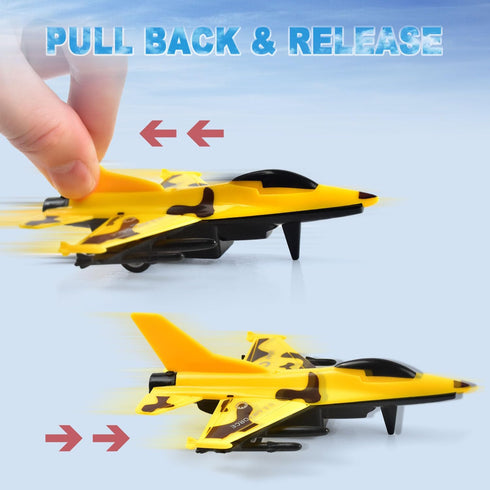 12 Pcs Pull Back Airplane Toys for toddlers 1-3, Boys Plane Playset,FighterToys, Gifts for Toddler Kids 1+ Years Old, Kids Presents Toys...