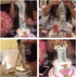 Money Pull Out Kit - Birthday Money Box with 1 Pcs Happy Birthday Cake Topper and 20 Transparent Bag Connected Pockets Cake Decoration...