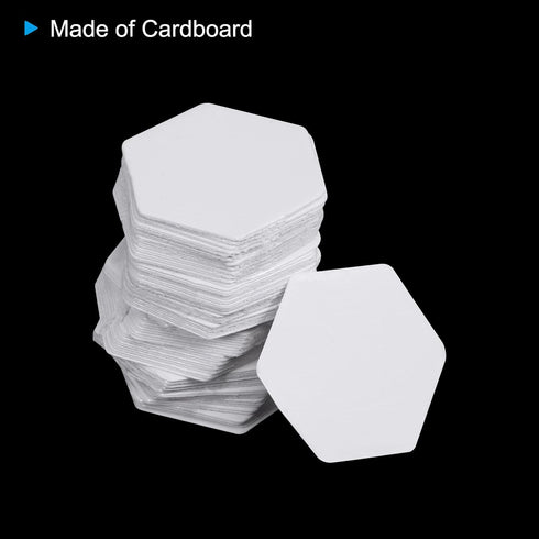200 Count English Paper Piecing Hexagon 10mm Shapes Paper Quilting Templates Patchwork English Paper Piecing Supplies for Quilting Sewing DIY Craf...