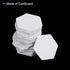 100 Count English Paper Piecing Hexagon 10mm Shapes Paper Quilting Templates Patchwork English Paper Piecing Supplies for Quilting Sewing DIY Craf...