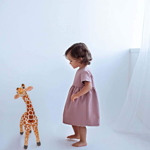 Linzy Toys Jared The Giraffe, 22'' (56 cm) Standing High, Real Life Stuffed Animals Plush Giraffe, Peluche Jirafa, Adorable Soft Toy...