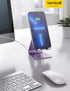 Lamicall Adjustable Phone Stand, Cell Phone Holder Desk, Compatible with Phone 13 12 Mini 11 Pro Xs Max XR X 8 7 6 Plus SE, Smartphones Dock, Offi...