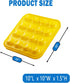 Standard Pool Billiard Ball Tray, Black Plastic Pool Ball Carrying Tray for Billiard Pool Table, Billiard Ball Storage Holder (Yellow)...