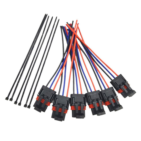 DSkoiph 6 Pack Pulse Power Bus Bar Harness Plug Connector Pigtail Compatible with Polaris 2018-2024 Ranger XP 1000 / RZR/Pro RS1...