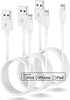 3 Pack 6ft iPhone Charger Apple MFi Certified, Long Lightning to USB Cable 6 Feet, Fast Apple Charging Cable Cord 6 Foot for iPhone 14 Pro/14 Max/...