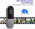 Smart Video Doorbell Included Ring Chime, Wide-Angle Lens, Battery Powered, Human Detection, 2 Way Audio, Night Vision, 1080P Security Camera Wire...