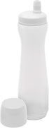 Pancake Batter Dispenser Pen, Easy Squeeze Bottle Baking Drip Proof Silicone Nozzle and Measurement Marker Plastic Condiment Bottles Pancakes, Waf...