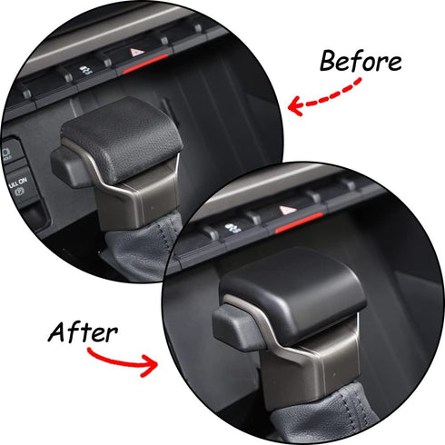 ABS Car Console Gear Gear Shift Knob Head Protection Trim,Shift Gear Protection Trim,Compatible with Toyota Tundra Sequoia 2022-2025+ Tacoma 2024 ...