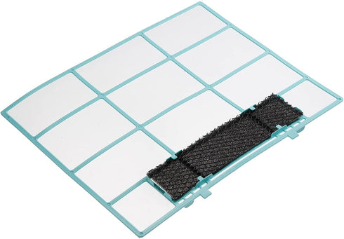 PATIKIL 13.58" x 10.83" Air Conditioner Air Filter, Plastic Air Filtering Screen Replacement with Air Filter Foam for HVAC, Blue Black...