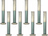 TN Lab Graduated Measuring Cylinder 100ml Polypropylene 8-Pack...
