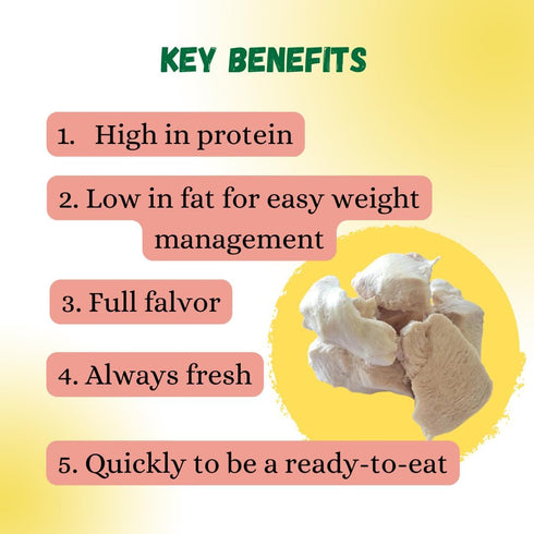 Freeze-Dried Raw Chicken Breast for Cats & Dogs(5 OZ), Delicious and Healthy Freeze-Dried Chicken Breast- Made in The USA - Perfect for Dog and Ca...