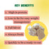 Freeze-Dried Raw Chicken Breast for Cats & Dogs(5 OZ), Delicious and Healthy Freeze-Dried Chicken Breast- Made in The USA - Perfect for Dog and Ca...
