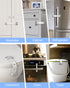 Baby Proofing Child Safety Locks(3 PCS) - Cabinet Locks for Babies,3M Adhesive Cabinet Latches, Multi-Purpose for Fridge Drawers,Ovens Toilet Seat...