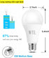 3 Way Light Bulbs 50 100 150W Equivalent A21,Three Way LED Light Bulb 4000K Natural White 6/14/20W,E26 Base,for Reading,living room,No Flicker,4 P...