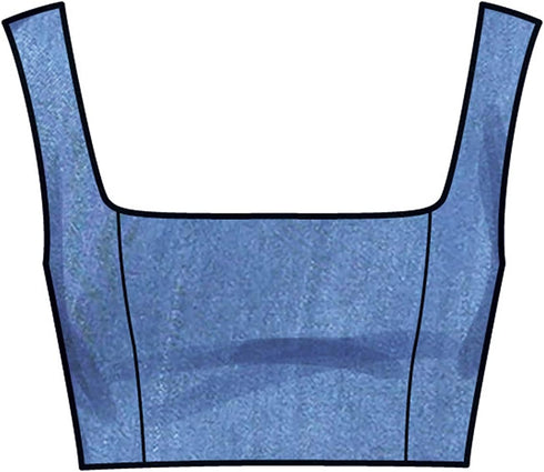 New Look Easy Misses' Bra Tops and Wrap Skirt Sewing Pattern Kit, Code N6722, Sizes 6-8-10-12-14-16-18, Multicolor...