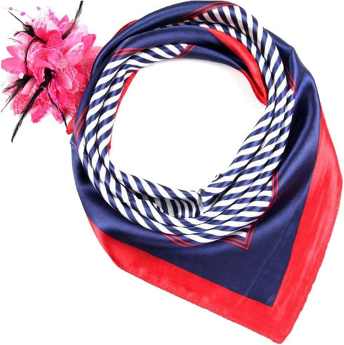 10PCS Silk Feeling Satin HeadScarf Neck Hair Small Square Scarf Color Random...