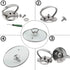 Universal Pot Lid Cover Knob Handle,Stainless Steel Replacement Cookware Pot Lid Handgrip Knob with Three Length Mounting Screws and Silicone Wash...