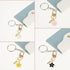 4 PCS Cute Flower Keychains Aesthetic Keychain Charms Daisy Keychain Enameled Keychains Mini Keychain Earphone Case Accessories Keyrings and Keych...