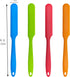 4 Pcs Silicone Spatula Set Heat Resistant Cake Cream Butter Spatulas Mixing Batter Scraper Non-Stick Flexible Baking Cooking Tool...