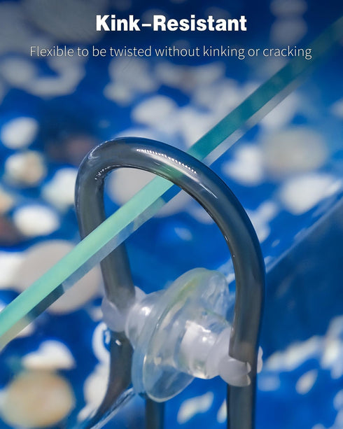 Pawfly Aquarium Airline Tubing 26 Feet Standard Aquarium Air Tubing Tubing for Fish Tank Air Pump Flexible Kink-Resistant Pure PVC Hose for Aquari...