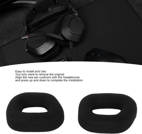 Replacement Earpads Cushions for Corsair HS80 RGB Headset, Noise Blocking Headphone Earpads, High Density Memory Foam Soft Breathable Ear Pads for...