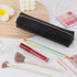 Oyachic Pencil Case PU Leather Cosmetic Makeup Bag Work Small Pen Pouch Zipper Storage Box Adults Desk Organizer Pens,Pencils,Markers (Black)...