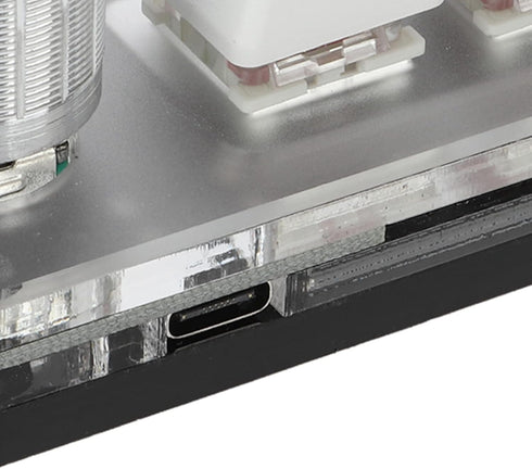 Yoidesu Mini 3 Key Keypad with Knob, One Handed Macro Mechanical Keyboard, 3 Fully Programmable Keys, for Office, Games, Music, Media, Industrial ...