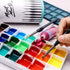 Mont Marte Signature Detail Brush Collection, 15 Piece, Taklon Bristles, Suitable for Acrylic, Oil, Watercolor and Gouache Paints, Includes Storag...