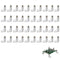 40pcs Game Console Motherboard Plastic Feet, L Shape Type PCB Board Spacer Mounting Feet with Screws, for Arcade Gaming Circuit Board Accessories ...