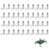 40pcs Game Console Motherboard Plastic Feet, L Shape Type PCB Board Spacer Mounting Feet with Screws, for Arcade Gaming Circuit Board Accessories ...