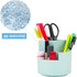 Desk Pencil Pen Holder, 360-degree Rotating Desktop Storage Organizer (White)...