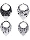Pickle & Olive Reversible Baby Teething Bibs - Attached Heart Shaped Teether - Monochrome - Set of 2...