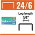 MAX 1/4-Inch Staples for HD-3DF Stapler, 1,000 Staples Per Box (3-1M)...