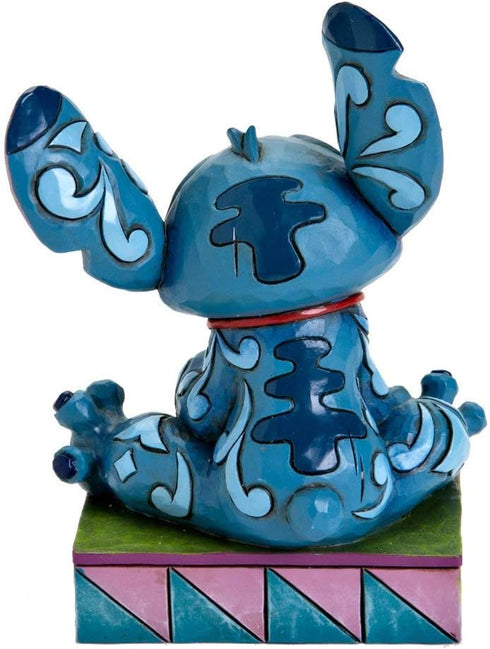 Enesco Disney Traditions by Jim Shore “Lilo and Stitch” Stitch Personality Pose Stone Resin Figurine, 3.75”, Blue...