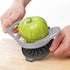 PrepWorks by Progressive Dishwasher Safe 16-Slice Thin Apple Slicer and Corer with Attached Safety Cover (Grey)...