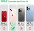 JJGoo Compatible with iPhone 13 Case, Clear Glitter Soft TPU Shockproof Protective Bumper Cover, Sparkle Bling Sparkly Cute Slim Women Girls Phone...
