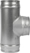 4'' Inch Duct Splitter to 90° Degree 4" Inch Branch for Exhaust Fan, Dryer Vent Hose - 3 Way Duct Hose Connector, T Shape, T Joint Metal, Ducting ...