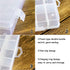 Kalolary 24 Girds Clear Plastic Organizer Container Jewelry Storage Box with Adjustable Divider Removable Grid Compartment for Beads Earring Conta...